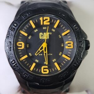 Caterpillar Watch Black and Yellow Men's Watch